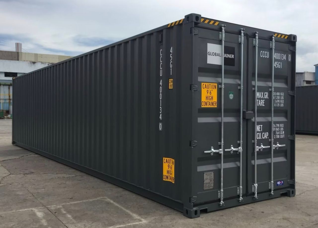 40-Fuß-HC-Seecontainer