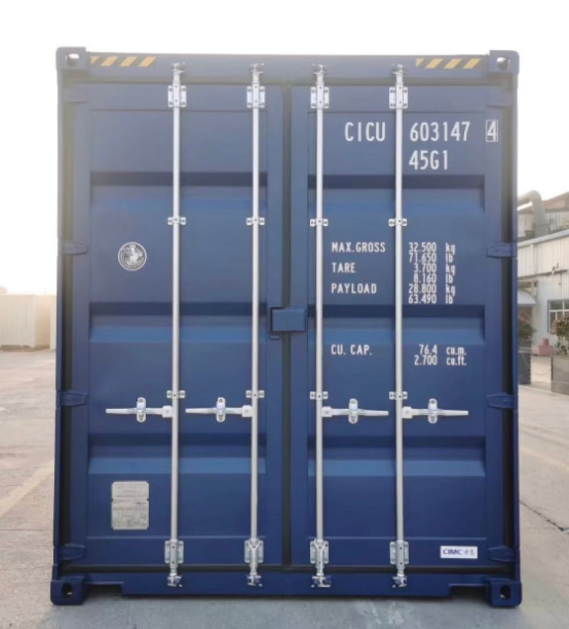 40-Fuß-HC-Seecontainer