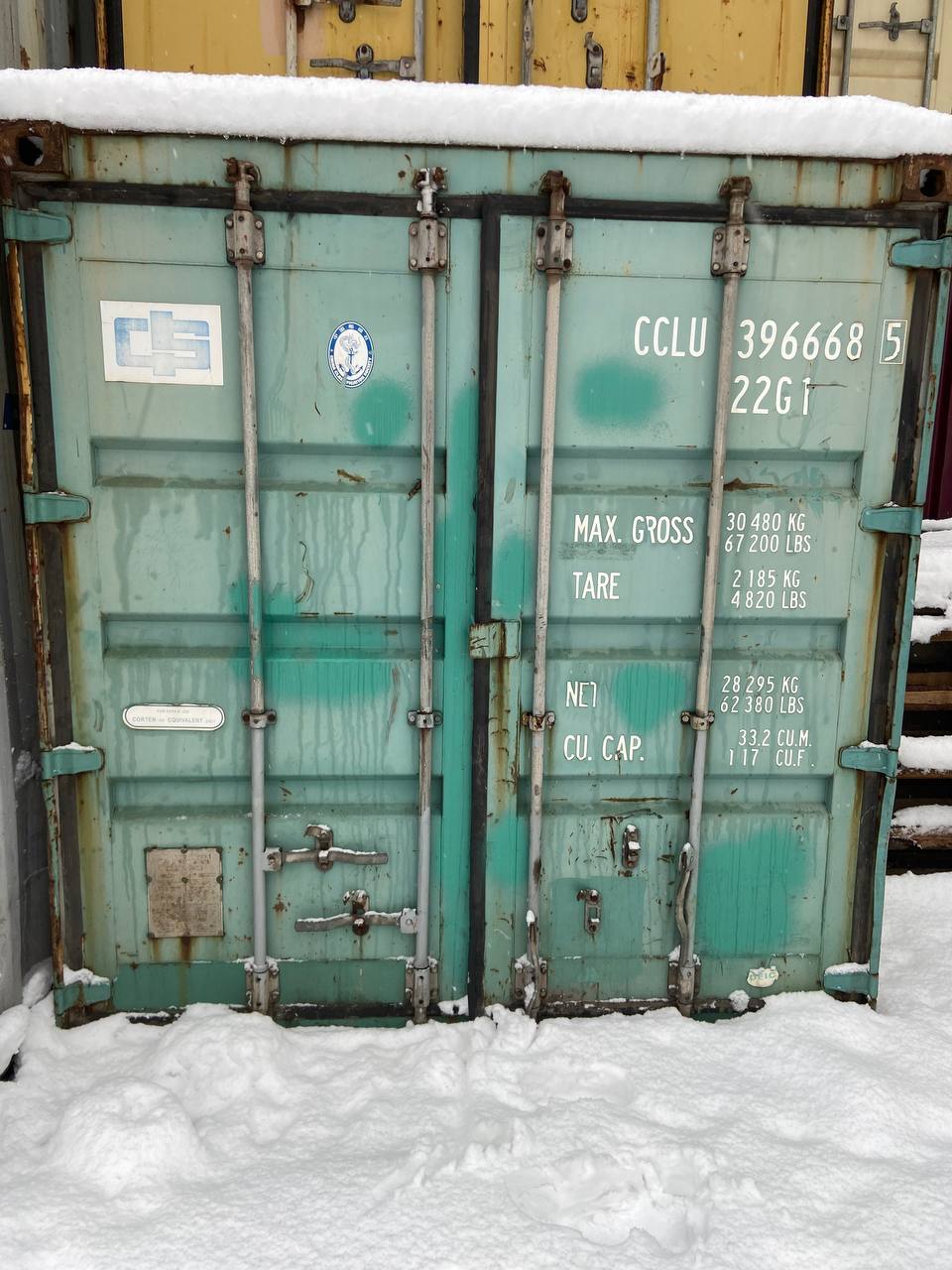 Standard 20-Fuß-Seecontainer