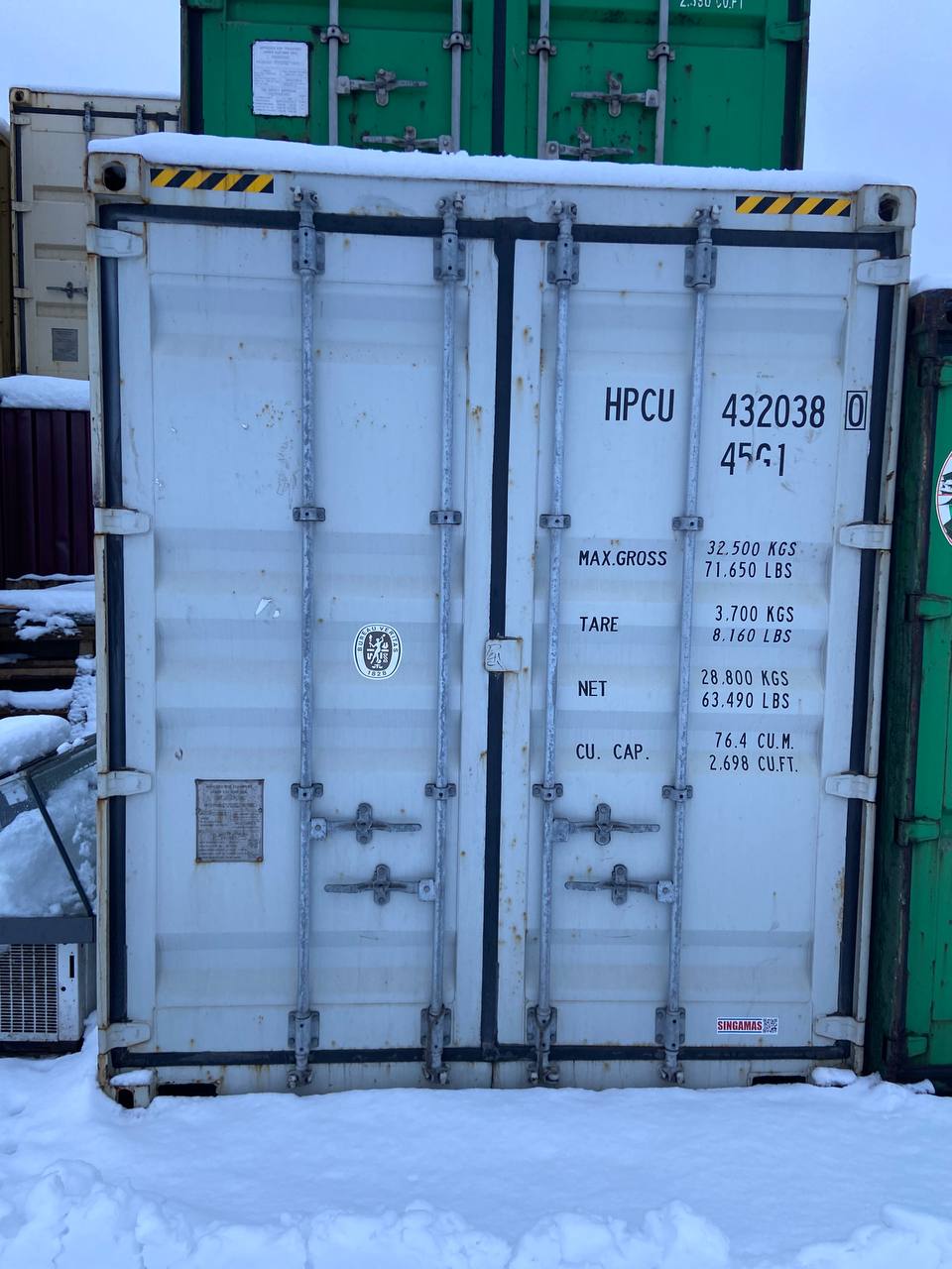 40-Fuß-High-Cube-Seecontainer